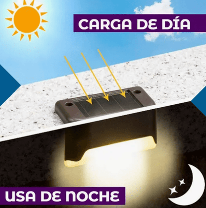Led solares esacalones x 4 - TodoTecnoArgentina