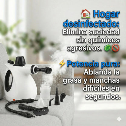 Limpiadora Vapor Profesional 10 Accesorios Hogar Auto - TodoTecnoArgentina