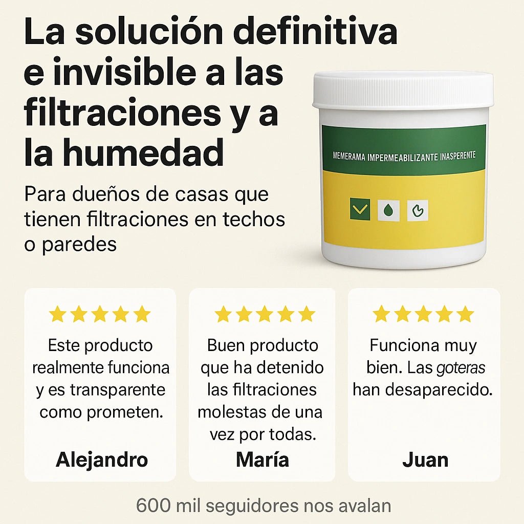 Membrana Impermeabilizante transparente - TodoTecnoArgentina