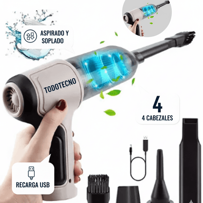 Mini aspiradora sopladora portatil - TodoTecnoArgentina