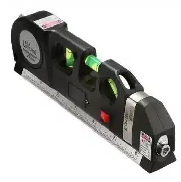 Nivel Regla cinta métrica láser 3 burbujas - TodoTecnoArgentina