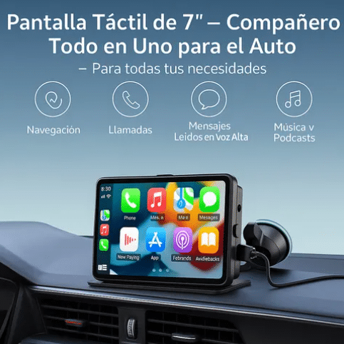 Pantalla Universal tactil 7"+camara de regalo - TodoTecnoArgentina