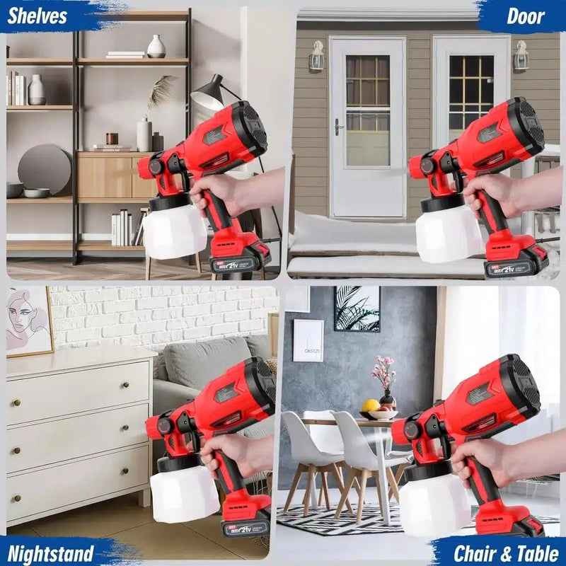 Pistola Pintar Inalámbrica 900cc 1.8mm - TodoTecnoArgentina