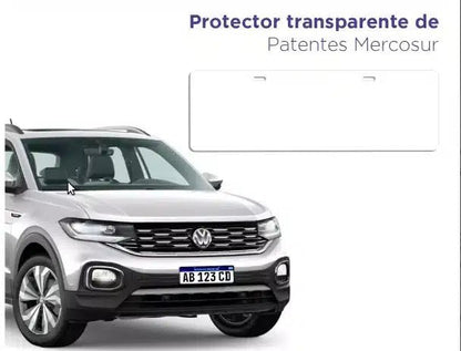 ProtecPatente: Protector Transparente para Patentes de Autos X2 - TodoTecnoArgentina