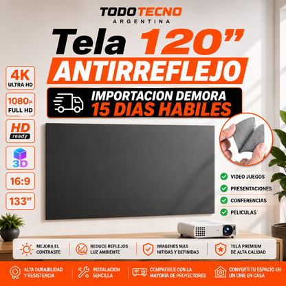 Manta Pantalla para Proyector