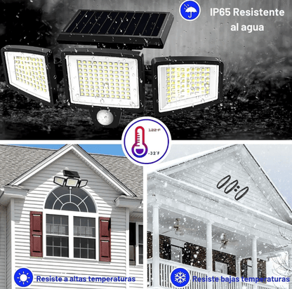 Reflector Solar LED con Sensor de Movimiento X2 o X4 - TodoTecnoArgentina