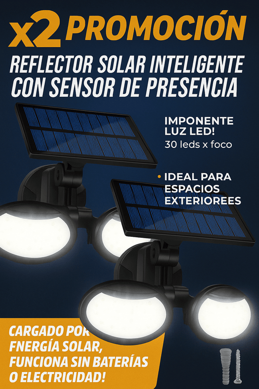 Panel Solar Doble reflector