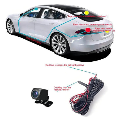 Retrovisor con doble cámara de Grabacion - TodoTecnoArgentina