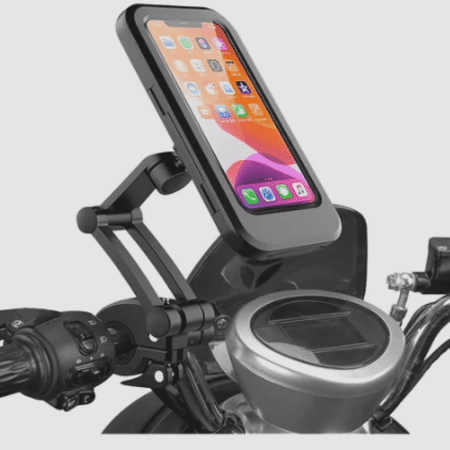 Soporte para celular en moto