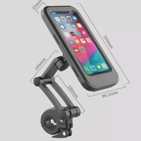 Soporte para celular en moto