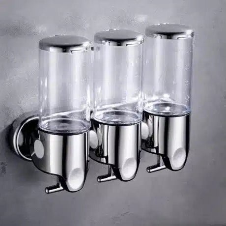 Triple dispenser jabónes para ducha - TodoTecnoArgentina