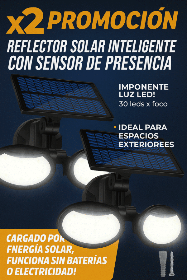 Panel Solar Doble reflector