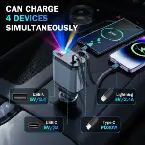 Cargador Turbo 4 en 1