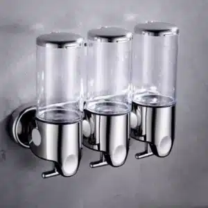 Triple dispenser jabón para ducha