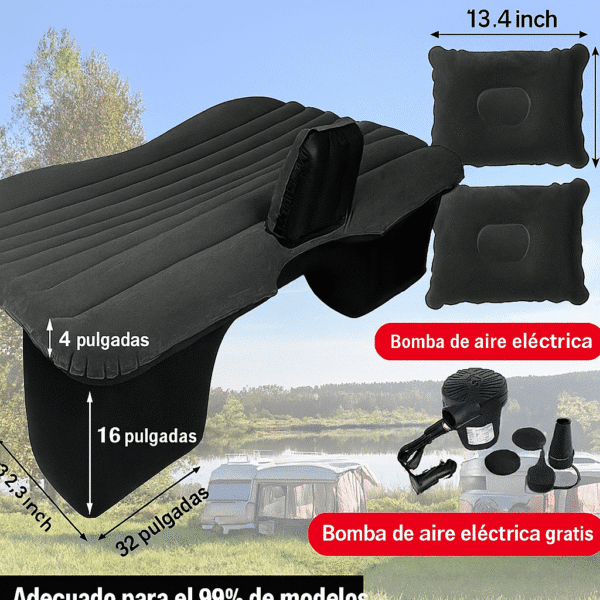 Colchón Inflable Portátil de Aire para Viaje