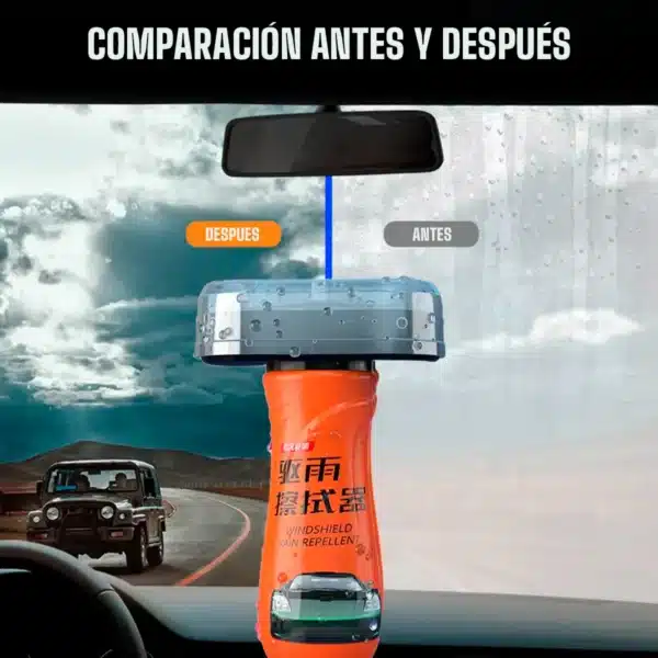 Limpia parabrisas antiniebla