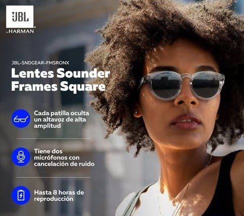 Lentes JBL con Auriculares